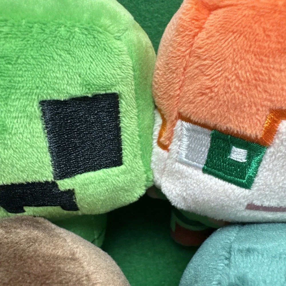Ruz Minecraft 5pc Plush Bouquet Valentine Day Creeper Steve‎ Zombie Chicken Alex